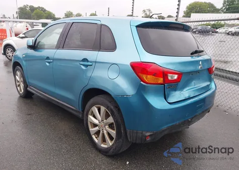 2014 Mitsubishi Outlander Sport Es from USA, damaged, VIN 4A4AP3AU3EE010575